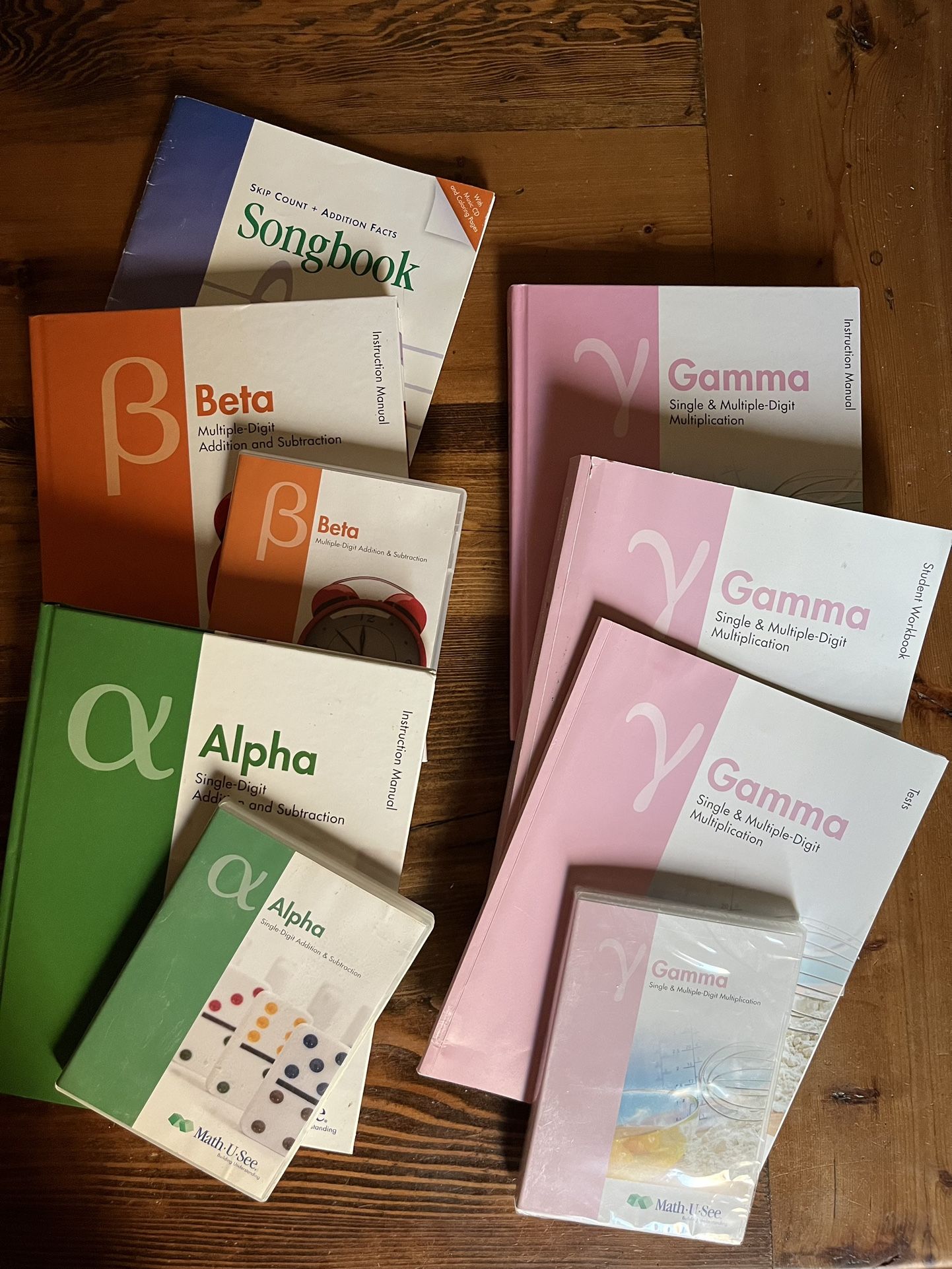 Math U See Alpha, Beta, Gamma Homeschool Curriculum