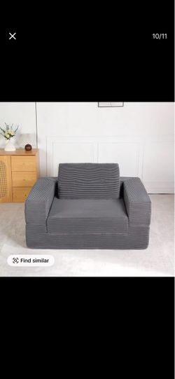 LOW PRICE MOVING- NEW SUPER SOFT 2 IN 1 FOLD OUT BED COUCH