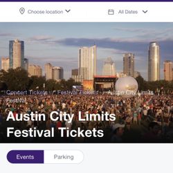 3day ACL Ticket