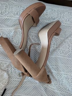 9M NINE WEST High Heels Natural Leather