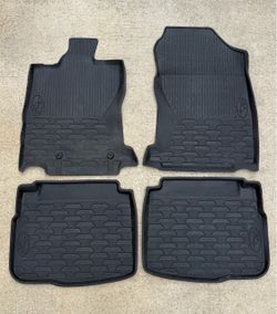 OEM 2020-2025 Subaru Outback Legacy 4 Piece All Weather Floor Mats Liner Set - J501SAN100