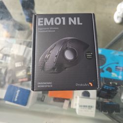 ProtoArc EM01 NL Ergonomic Bluetooth Wireless Trackball Mouse 