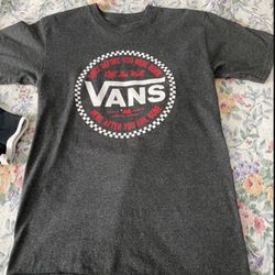 Authentic Unisex Vans tshirt Size Small
