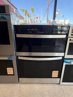 Whirlpool 30" Stainless Steel Oven/Microwave Combo Electric Wall Oven