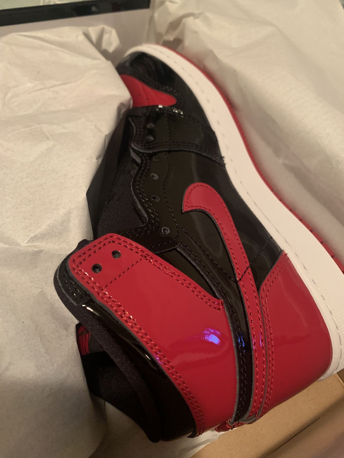 Jordan 1 Retro High OG Patent Bred GS