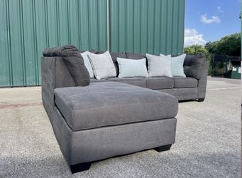 *Free Delivery* Ashley Furniture Gray Sectional Couch Sofa