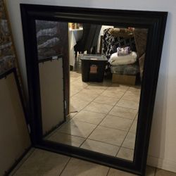 Mirror w/black FRAME $20 OBO