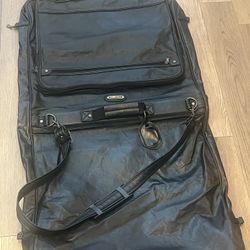 Real leather suitcase
