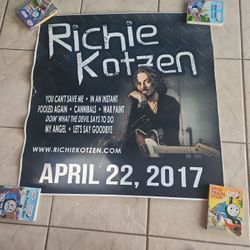Richie Kotzen Poster Signed 