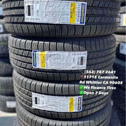 215/65R16 Goodyear A/S Set of Tires Installed and Balanced Set de Llantas Nuevas Instaladas y Balanceadas