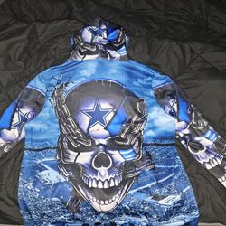 Cowboys Skull Hoddie XXL And XL