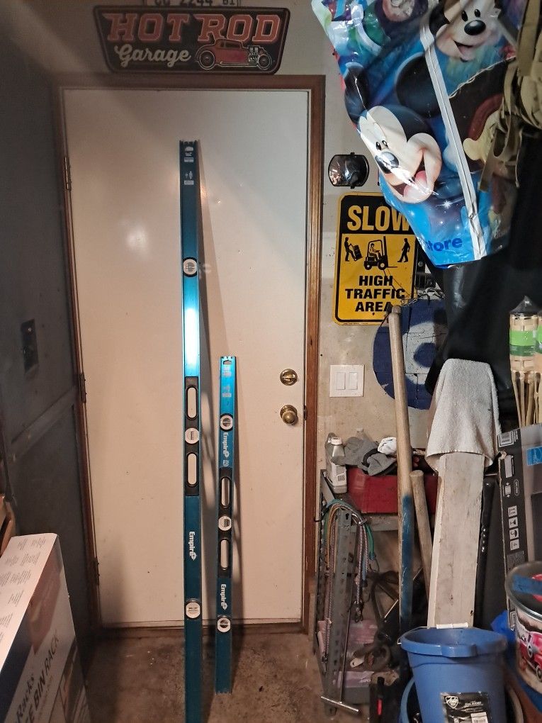 BESTOFFER-78"&48" True Blue Magnetic EMPIRE LEVELS