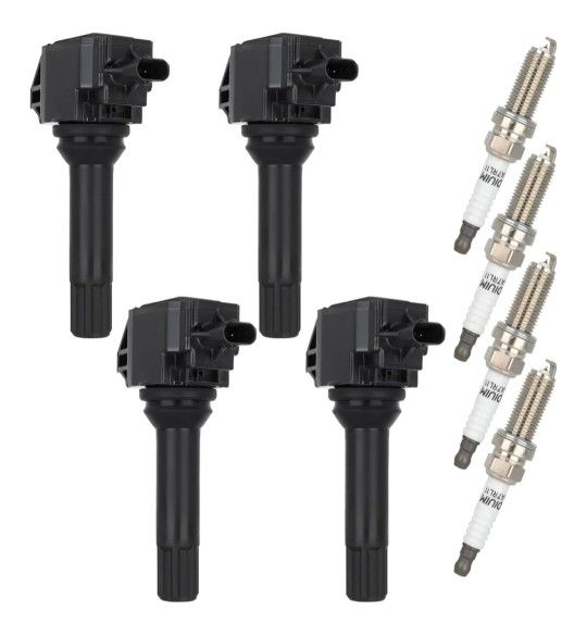 ECCPP UF710 4 ignition coils with 4 iridium Spark Plugs