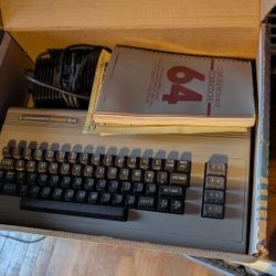 Commodore 64 System RCA TV Monitor 