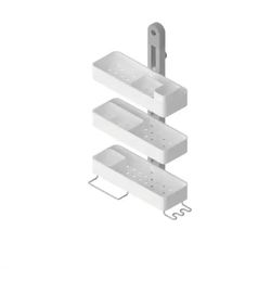 Sharper Image
3-Tier Adjustable Caddy Hanging Shower