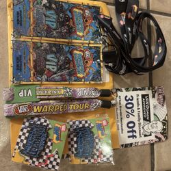 DAY 2 VIP Warped Tour Wristbands