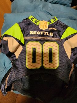 Seahawks jersey dog sml
