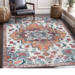 BRAND NEW..CAMILSON Printed Living Room Rugs Oriental Retro Vintage