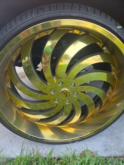 28 inc gold wheels for sale