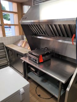 Comercial hoods stainless steel .