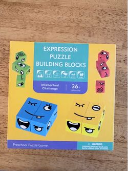 Never opened Brand new Expression Puzzle Building Blocks – Preschool Educational Toy & Intellectual Game
