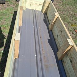 Raised flower beds
