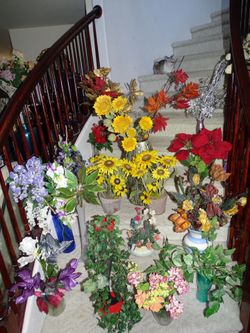 Available all 15 artificial plants, flowers