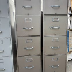 2 Heavy Metal Filing Cabinet $ 69 Each 