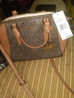 BRAND NEW MICHAEL KORS CIARA MEDIUM BROWN SHACTHEL