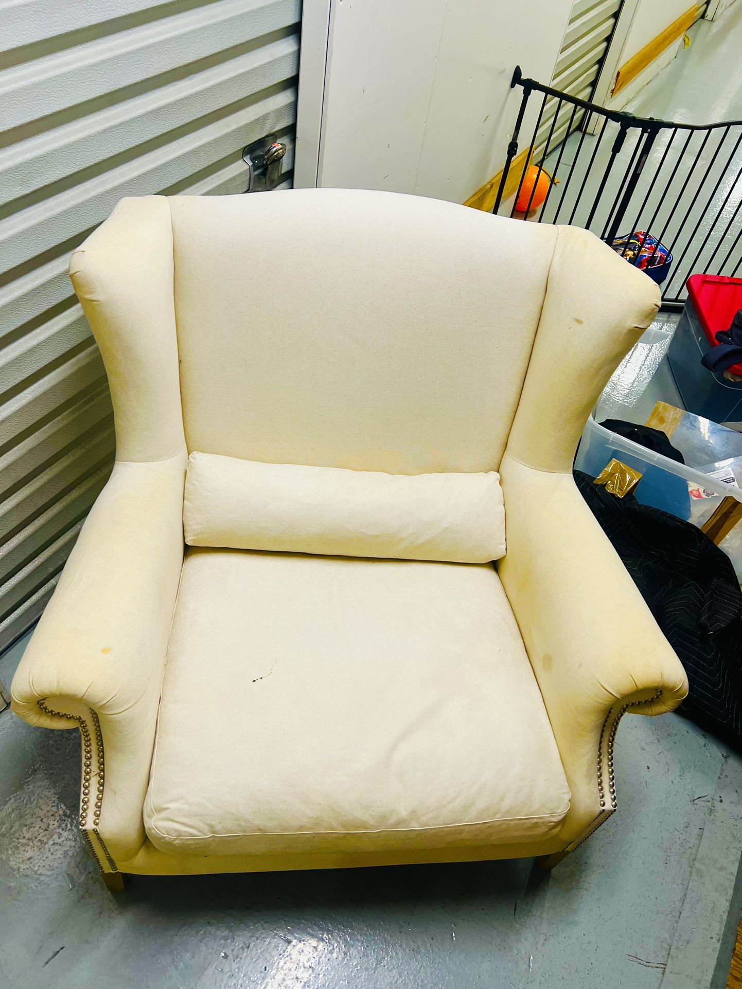 Pair of Wingback Armchairs β Helms Bakery (Culver City) β $250 for Both