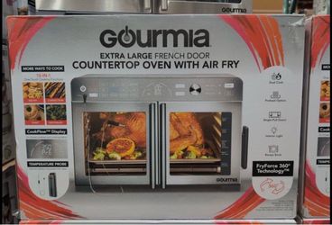 Gourmia XL 13-In-1 French Door Countertop Oven with Air Fry and Temperature Probe