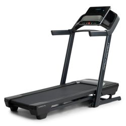 ProForm Compact Treadmill with LCD Display & Device Shelf, 0-10 MPH, 10% Incline, ProShox™ Cushioning, SmartAdjust™, & Powered by iFIT