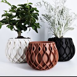 3D printed Luxury planter pots 