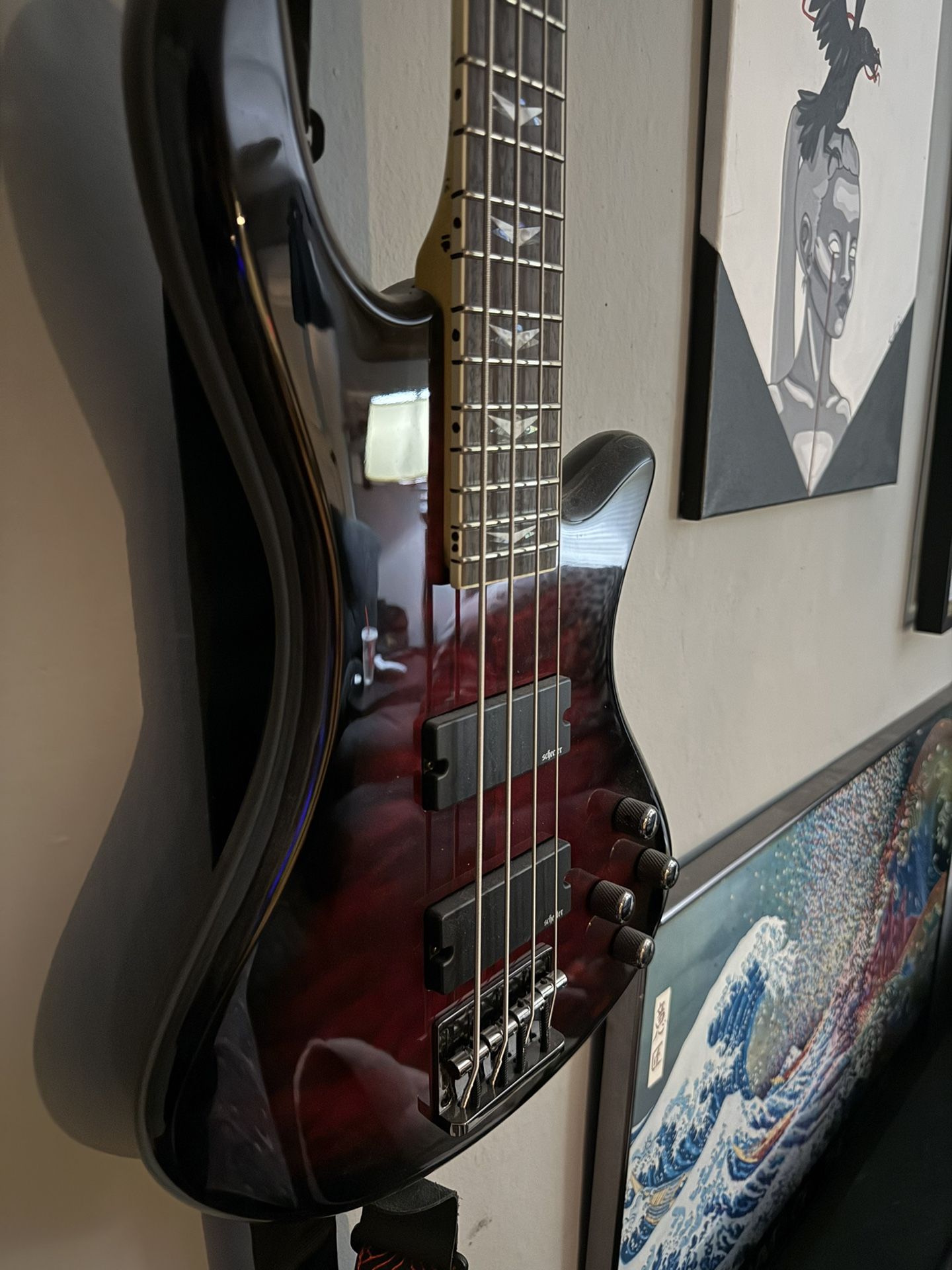 Schector 4 String Bass With Active EQ