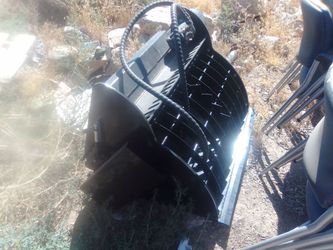 Cement mixer for small skid steer