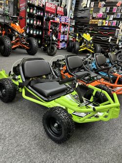2026 MotoTec Sandman 50cc – Toxic Lime