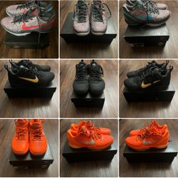 Package deal kobe 6 (total orange, ASG hollywood 3D) kobe 11 (fade to black)