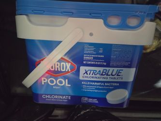 Chlorine clorox tablets 25 lb