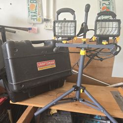 Shop Stand Dual Flood Light