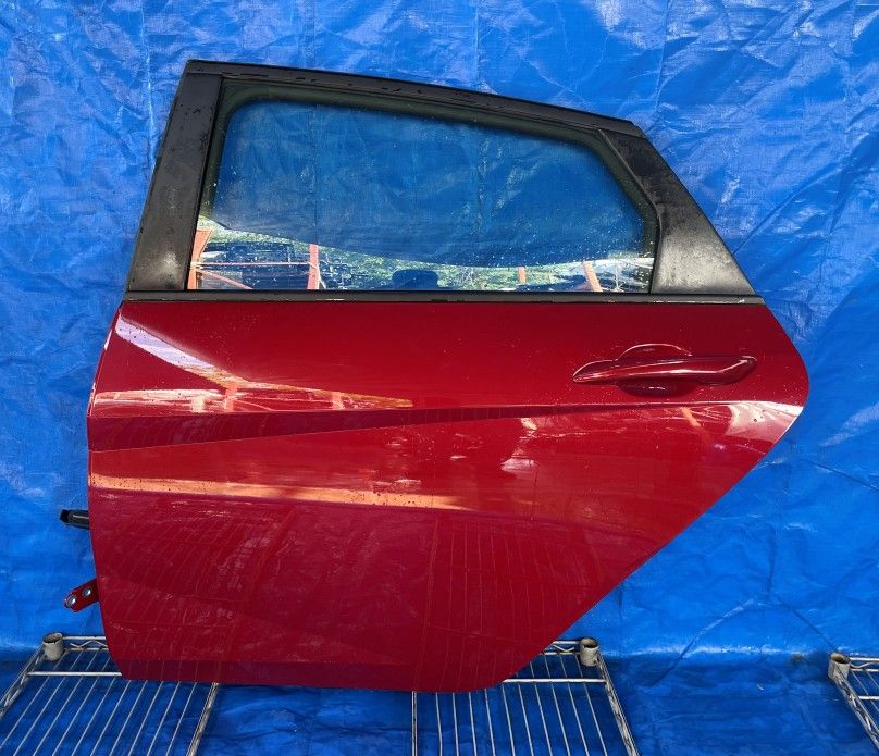 2021-2023 HYUNDAI ELANTRA REAR LEFT DRIVER SIDE DOOR ASSEMBLY RED
