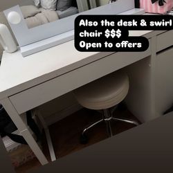 Vanity Desk & Chair 