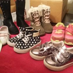 Girls shoes/Boots Size-7.   All For $15