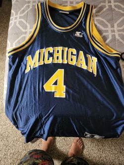 Chris Webber Michigan Wolverines Jersey Large