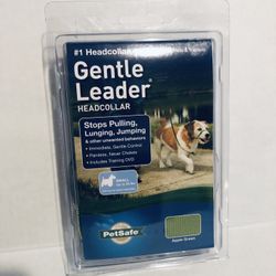 Gentle Leader Headcollar New Color Green  Small upto 25 pds 