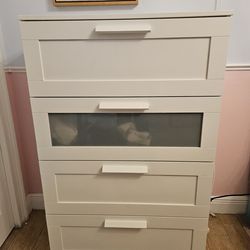 IKEA 4 Drawer White Dresser