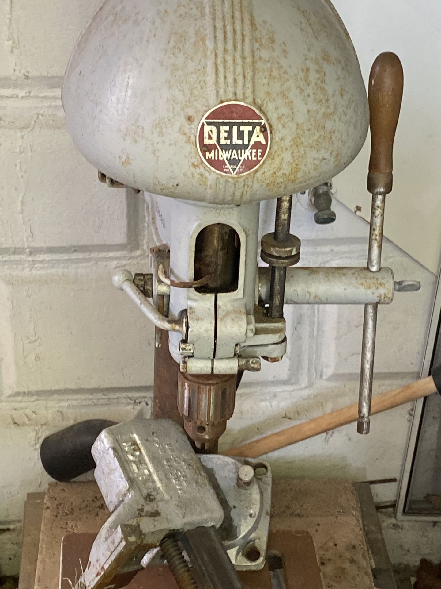 Antique Delta Milwaukee 36’ Drill Press