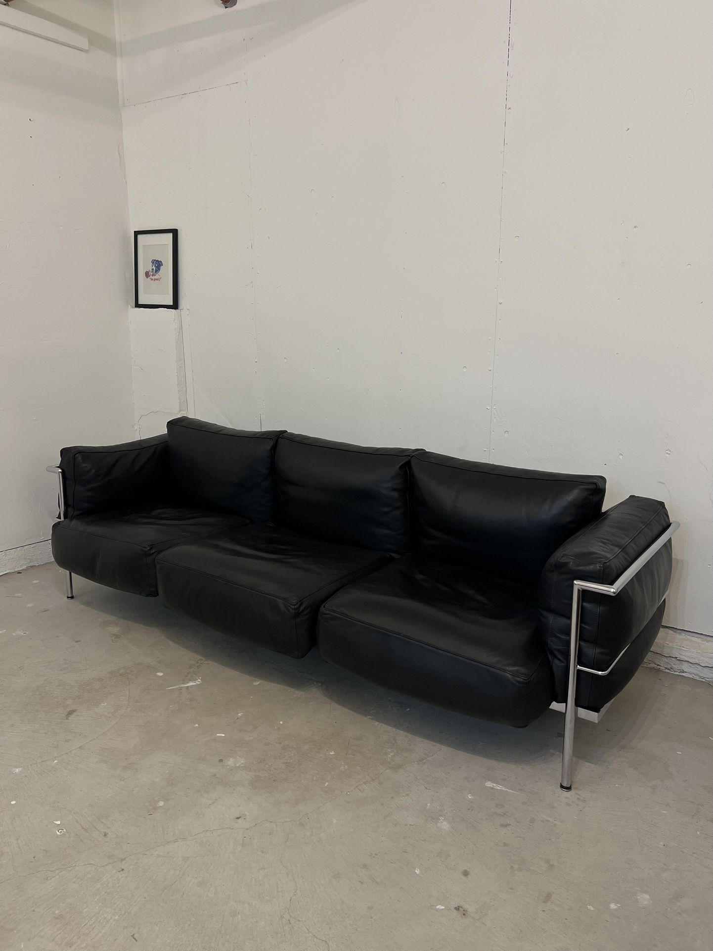 Le Corbusier Sofa Black Leather