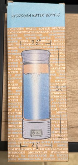 LevelUpWay Hydrogen Water Bottle Generator