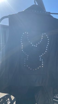 Harley-Davidson Leather Vest with Studded Eagle