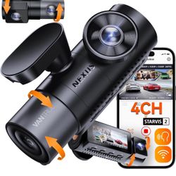 Vantrue N5 4 Channel WiFi 360° All Sides Dash Cam